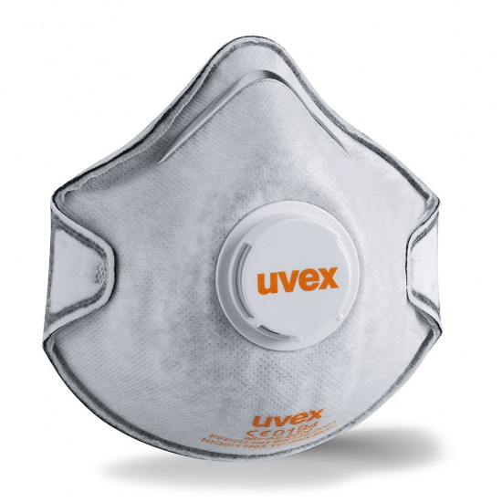 Respiratorius su anglies filtru Uvex Silv-Air Classic 2220 FFP2, puodelio tipo su vožtuvu