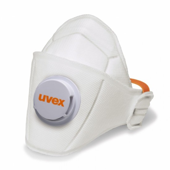 Respiratorius Uvex silv-Air premium 5210 FFP2, sulankstomas, su vožtuvu