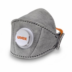 Respiratorius Uvex silv-Air Premium Carbon 5210+ FFP2, sulankstomas su vožtuvu